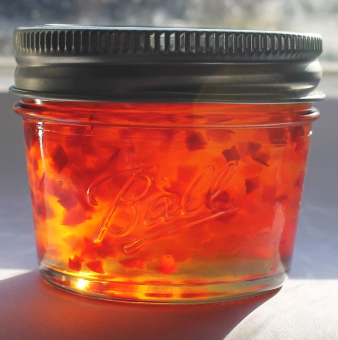 Red Poblano Pepper Jelly Brit In The South